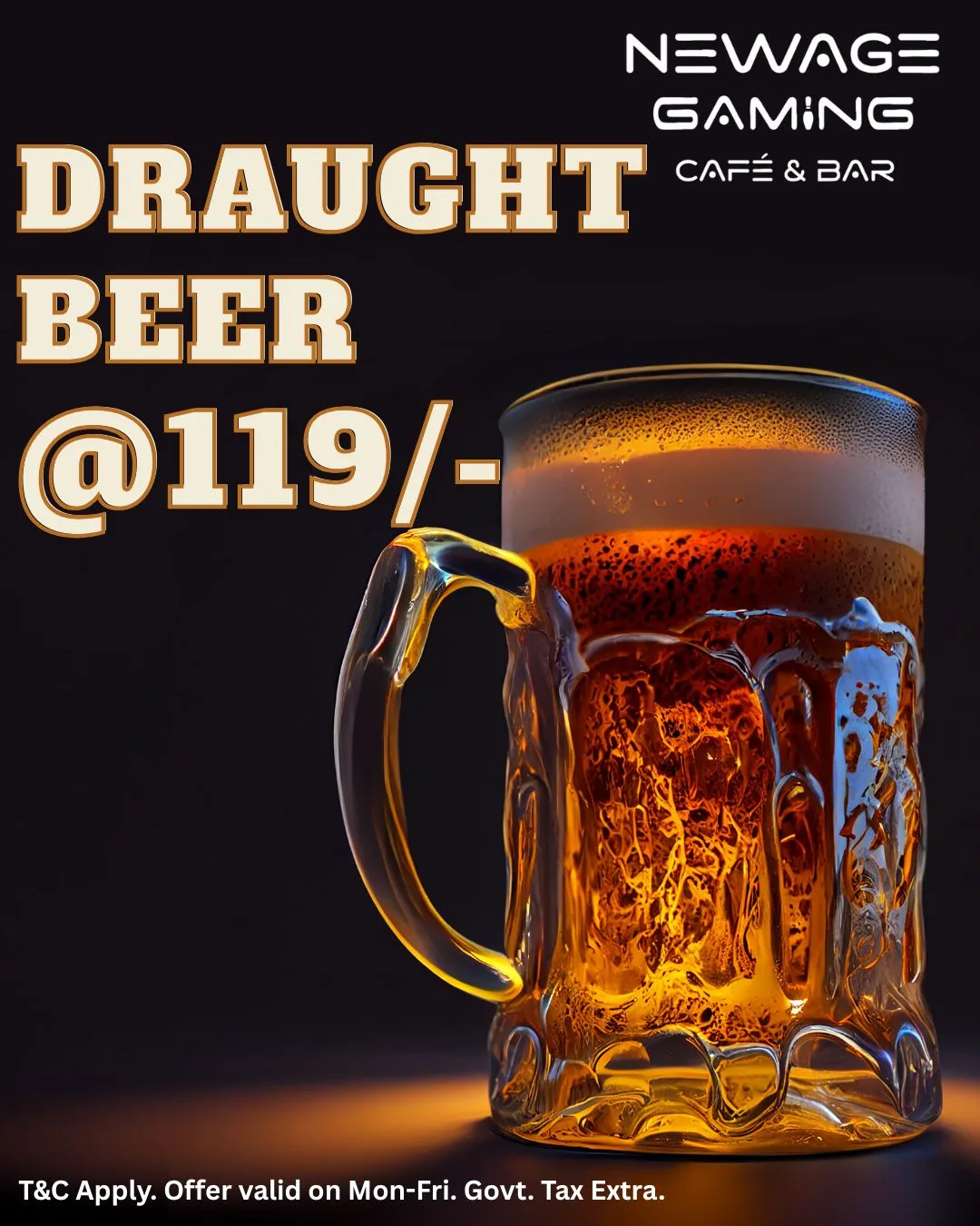 Draught Beer @ ₹119